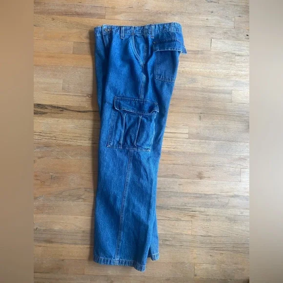 Vintage Levi's '94 Baggy Cargo Jeans Size 27 |90s Y2K Loose Fit Denim - Picture 5 of 7